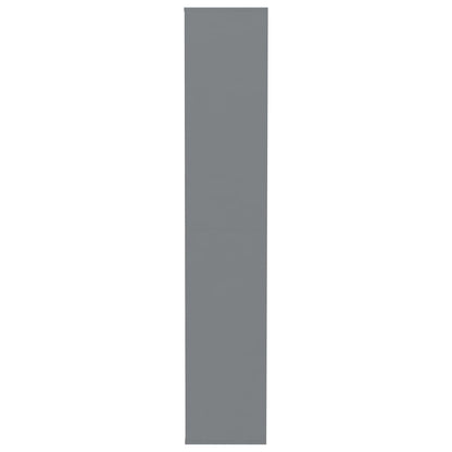 Shoe Cabinet Grey 54x34x183 cm Chipboard