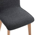 Dining Chairs 6 pcs Grey Fabric