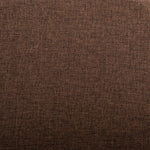 Dining Chairs 6 pcs Brown Fabric