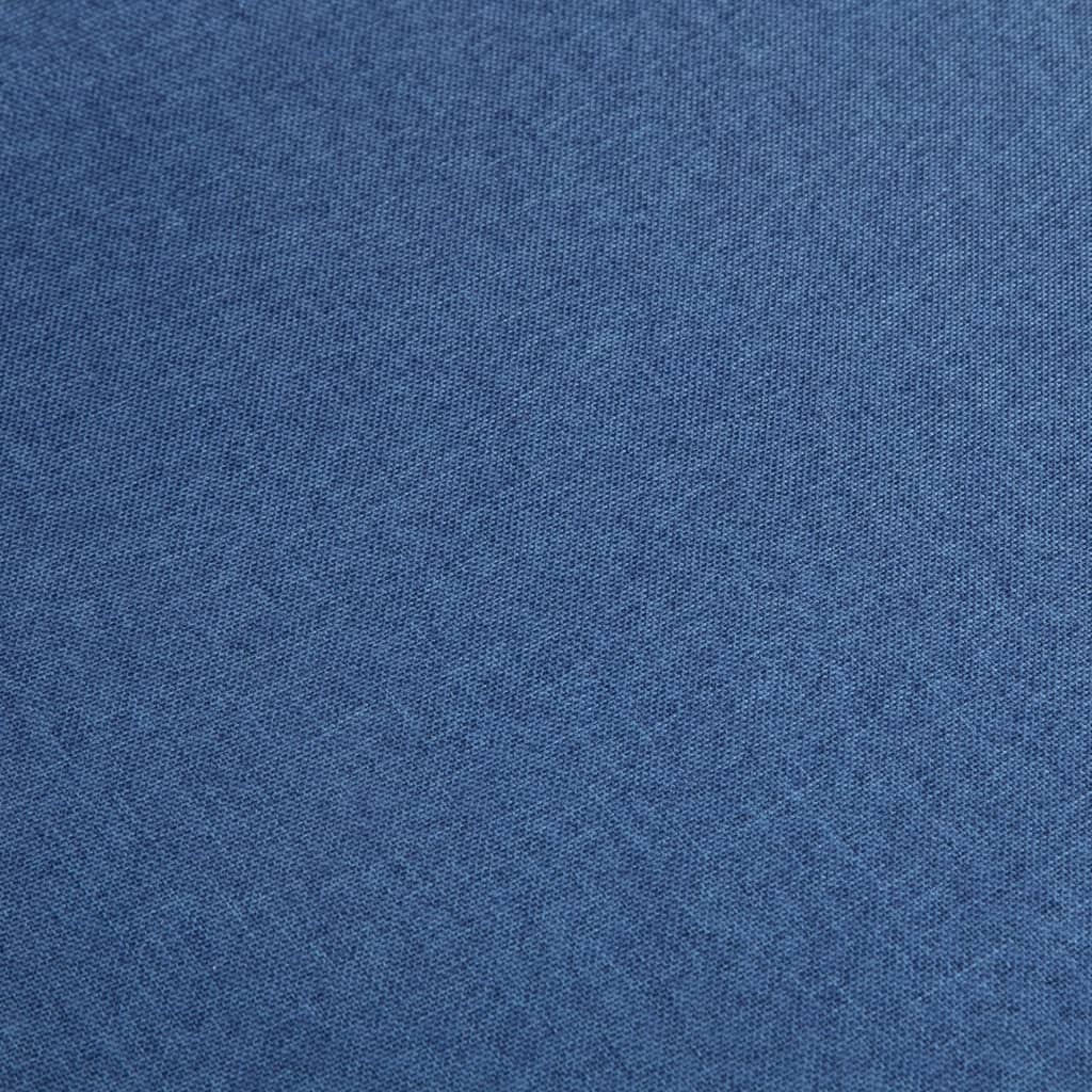 Dining Chairs 6 pcs Blue Fabric