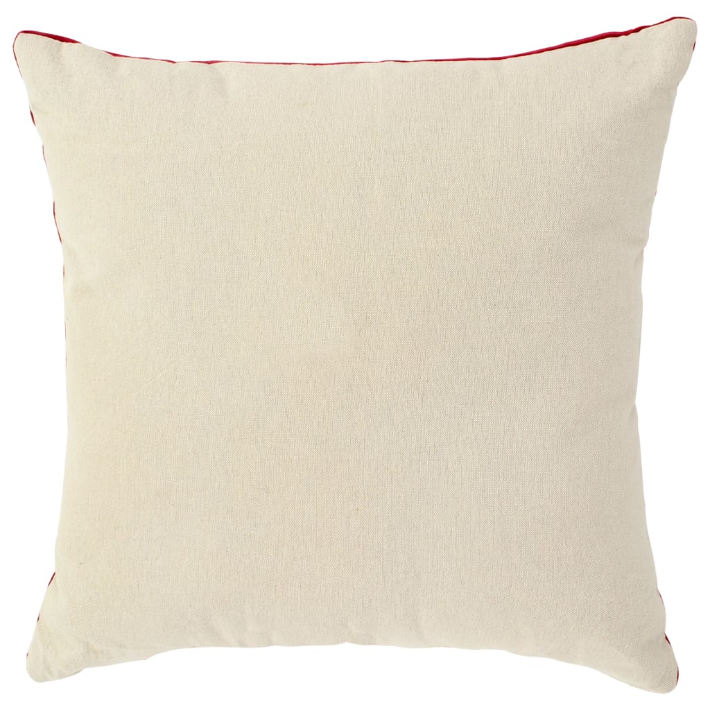 2 pcs Cushions Cotton Velvet Red
