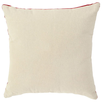 2 pcs Cushions Cotton Velvet Red