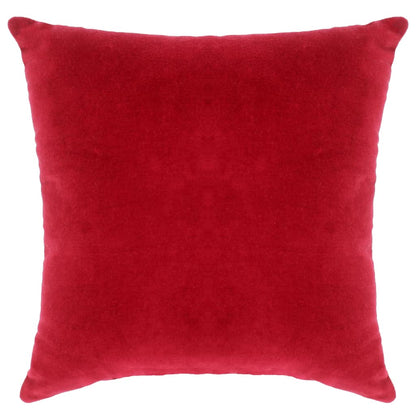 2 pcs Cushions Cotton Velvet Red
