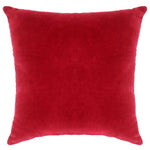 2 pcs Cushions Cotton Velvet Red