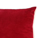 2 pcs Cushions Cotton Velvet Red
