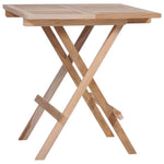 Folding Bistro Tables 2 pcs Solid Teak