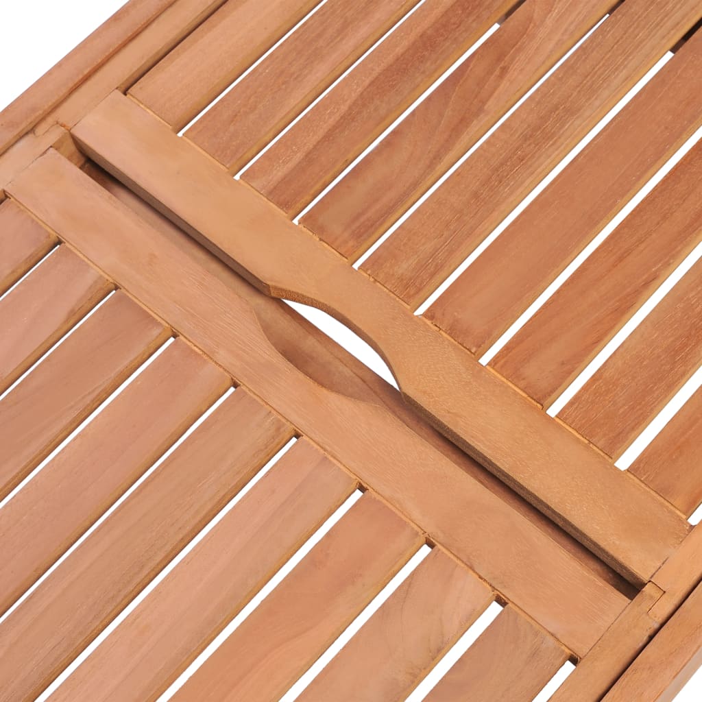 Sun Loungers 2 pcs Solid Teak Wood