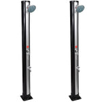 Outdoor Solar Showers with Shower Head and Faucet 2 pcs 35 L