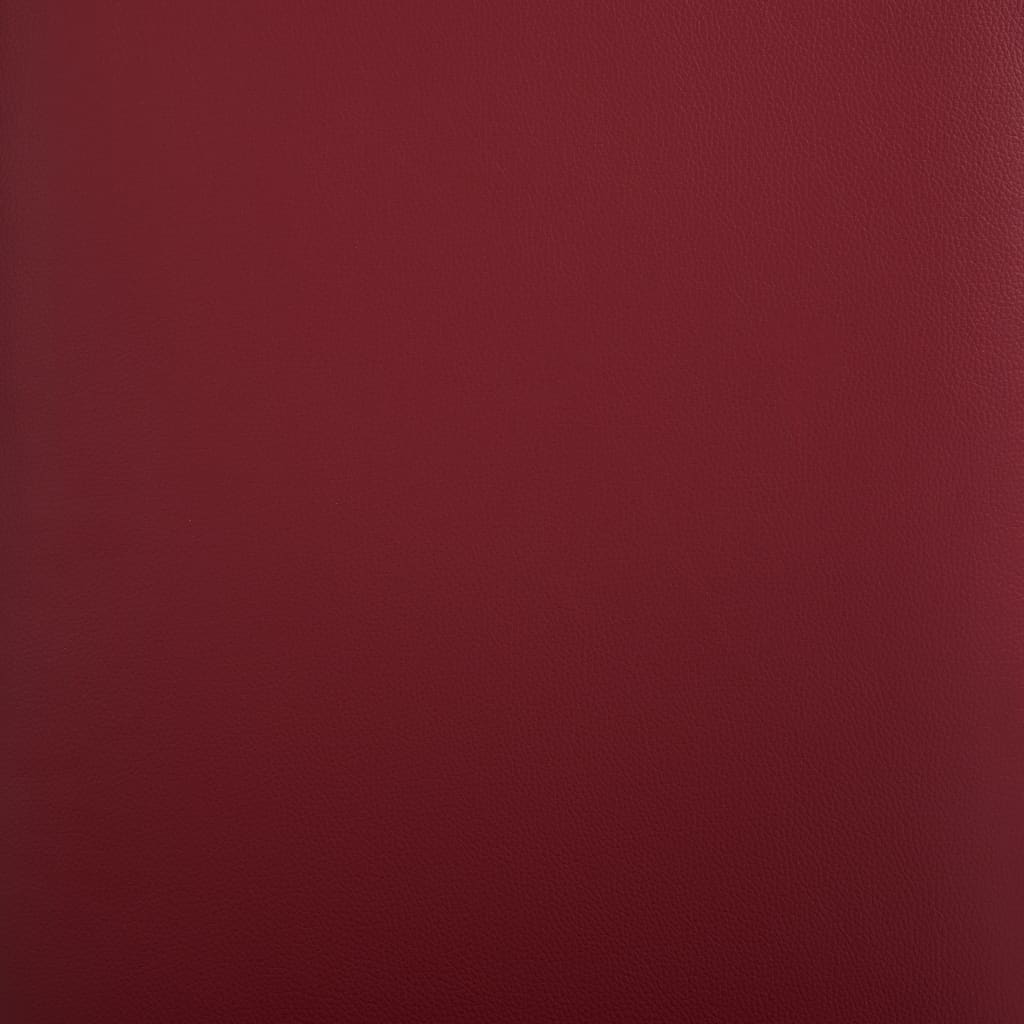 Dining Chairs 6 pcs Red Faux Leather
