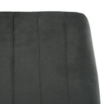 Dining Chairs 4 pcs Grey Velvet