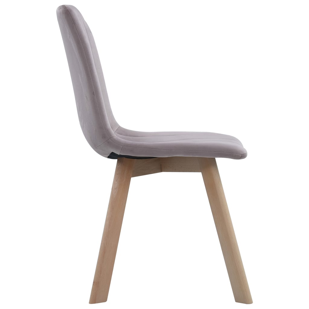 Dining Chairs 2 pcs Pink Velvet