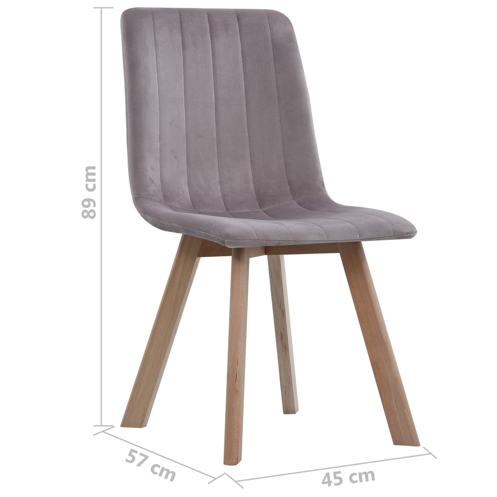 Dining Chairs 2 pcs Pink Velvet