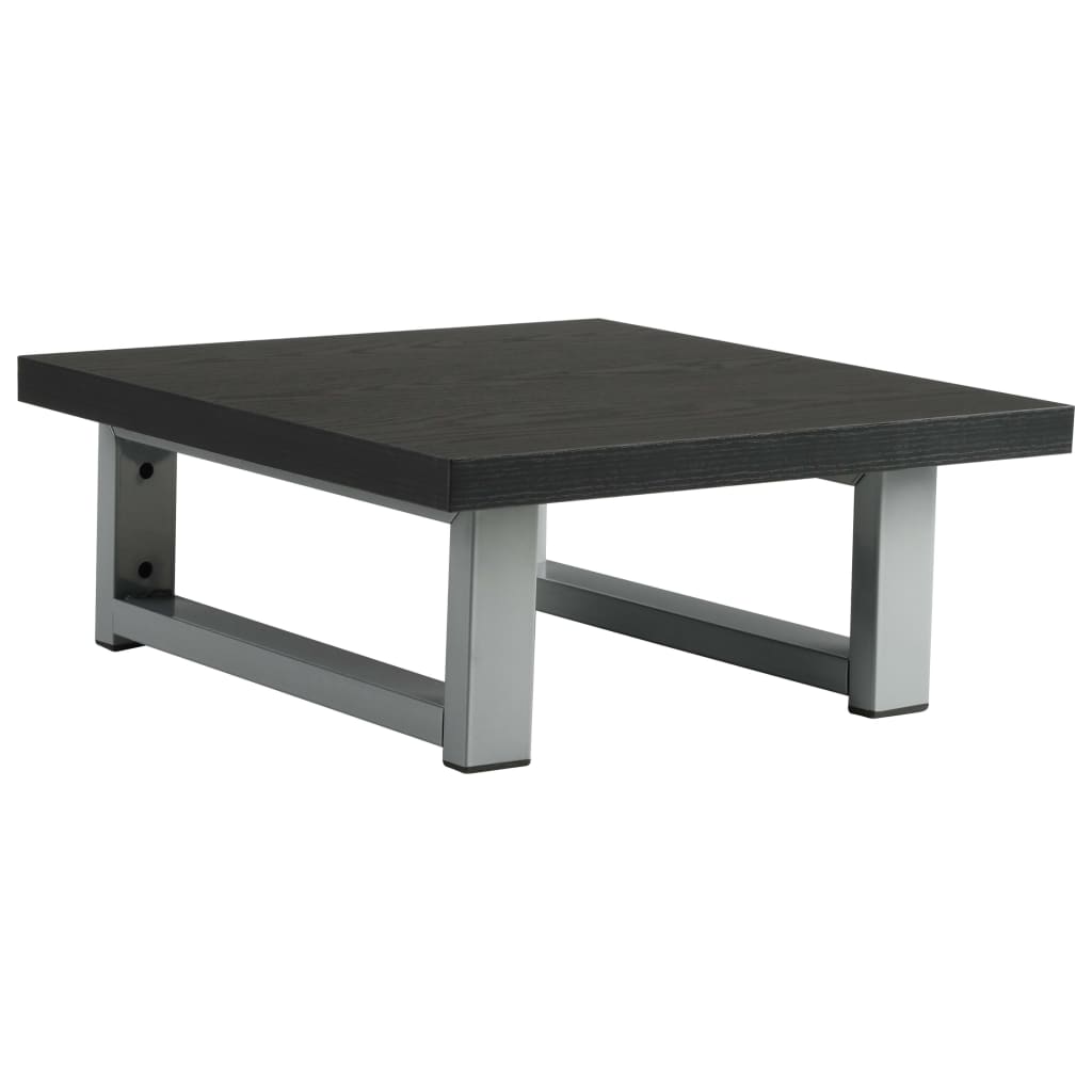 Bathroom Wall Shelf for Basin Black 40x40x16.3 cm