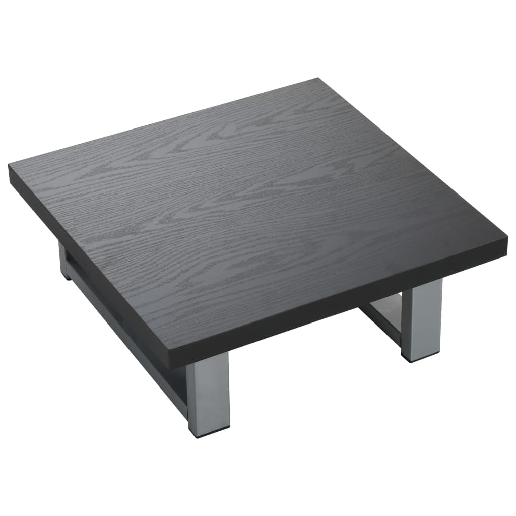 Bathroom Wall Shelf for Basin Black 40x40x16.3 cm
