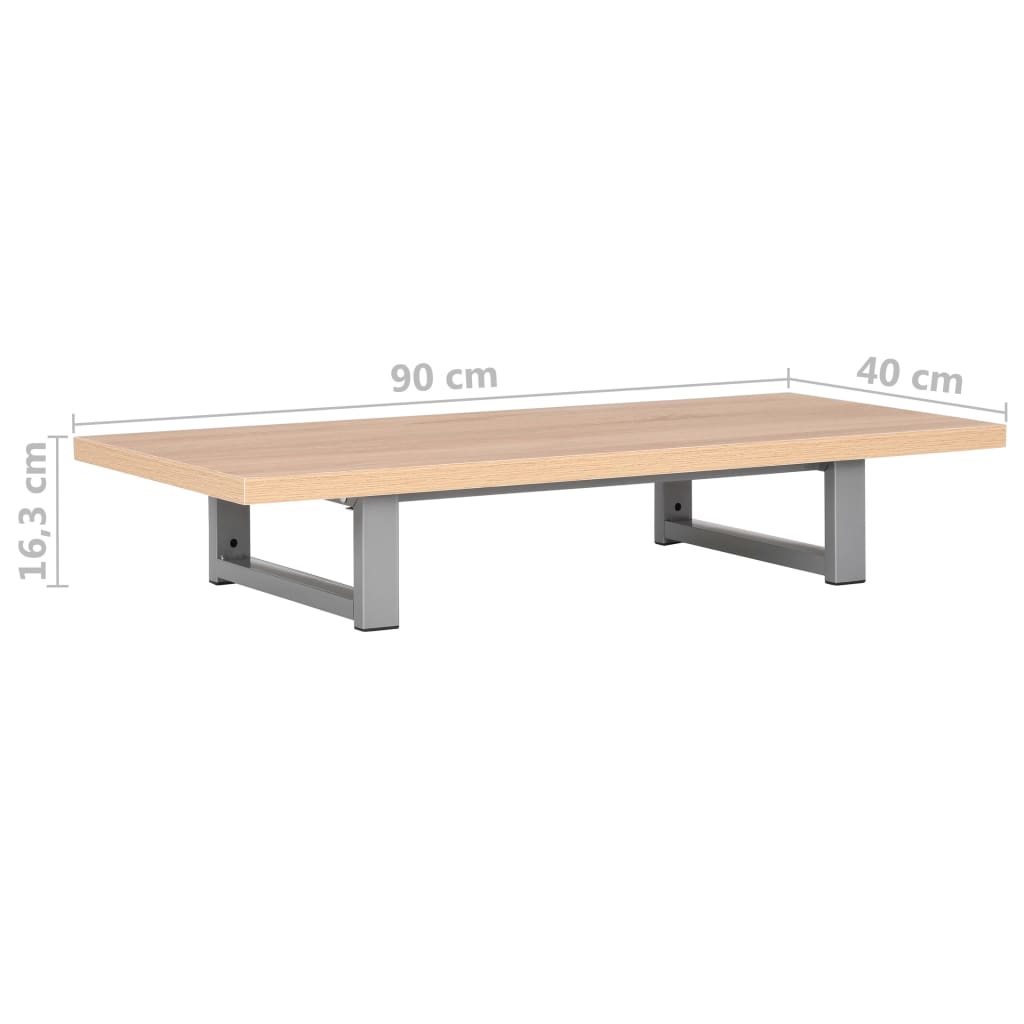 Bathroom Furniture Oak 90x40x16.3 cm