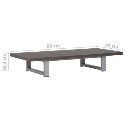 Bathroom Furniture Grey 90x40x16.3 cm