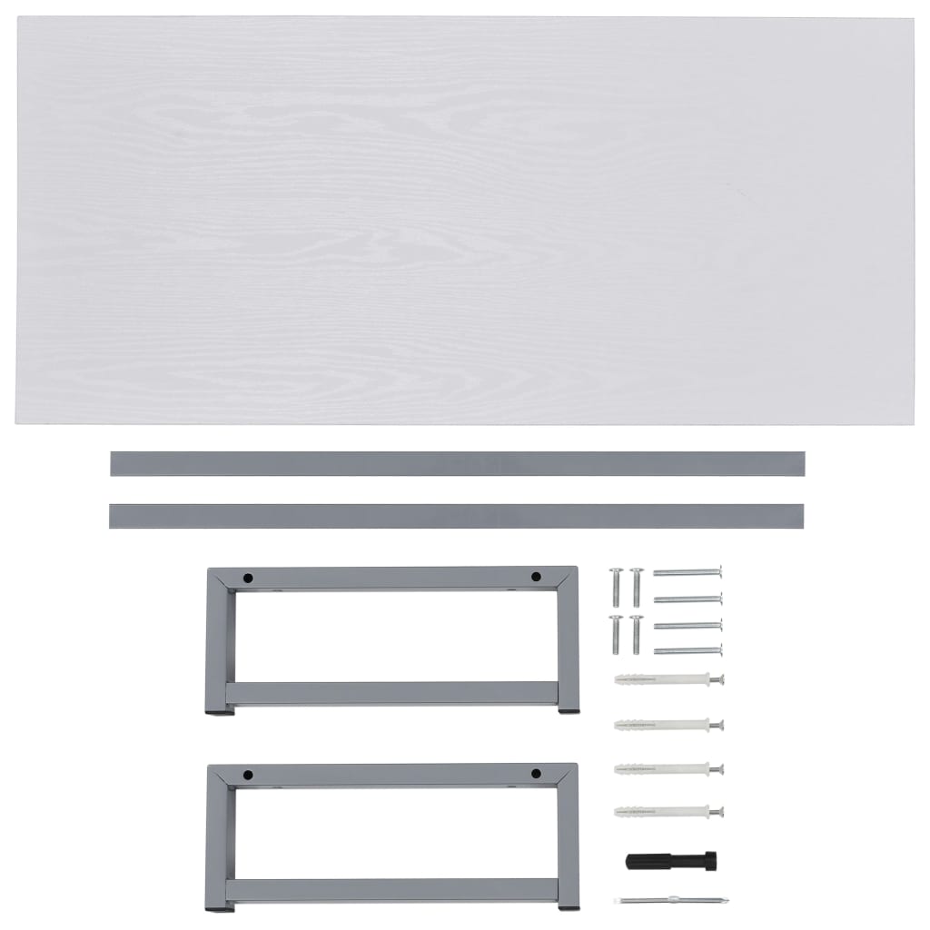 Bathroom Furniture White 90x40x16.3 cm