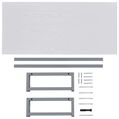 Bathroom Furniture White 90x40x16.3 cm