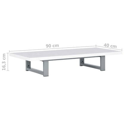 Bathroom Furniture White 90x40x16.3 cm