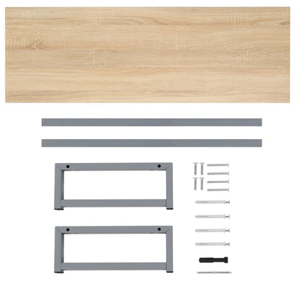 Bathroom Furniture Oak 120x40x16.3 cm