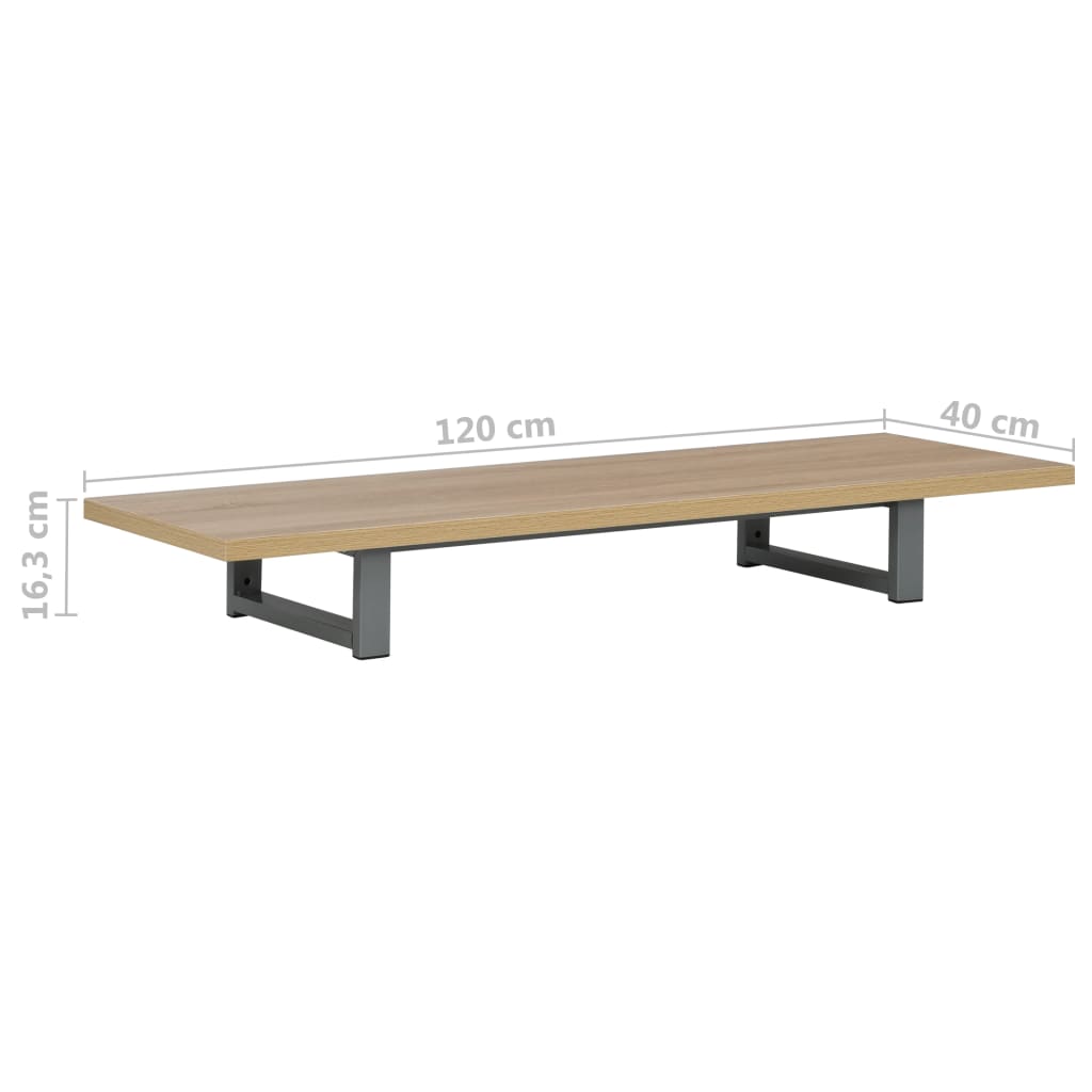 Bathroom Furniture Oak 120x40x16.3 cm