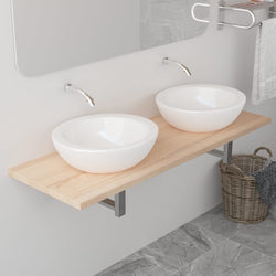 Bathroom Furniture Oak 120x40x16.3 cm