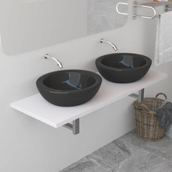 Bathroom Furniture White 120x40x16.3 cm