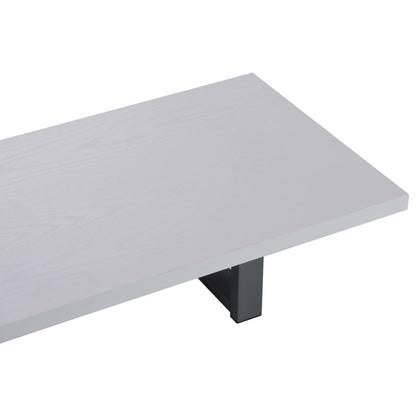 Bathroom Furniture White 160x40x16.3 cm