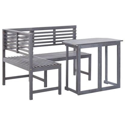 2 Piece Balcony Corner Lounge Set Solid Acacia Wood