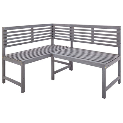 2 Piece Balcony Corner Lounge Set Solid Acacia Wood