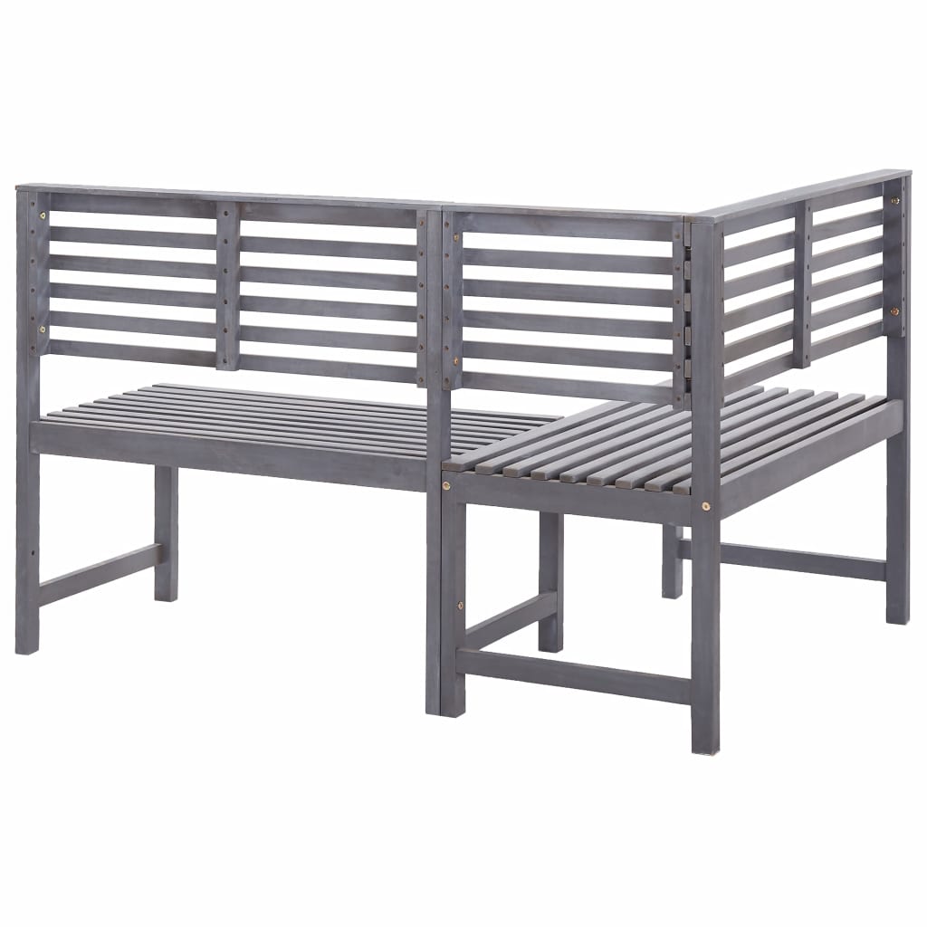 2 Piece Balcony Corner Lounge Set Solid Acacia Wood
