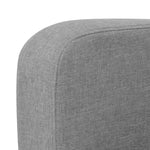 2 Piece Sofa Set Fabric Light Grey