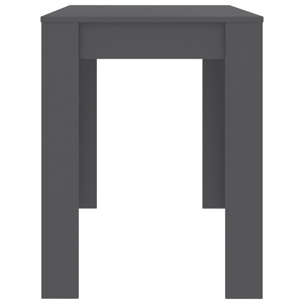 Dining Table Grey 120x60x76 cm Chipboard