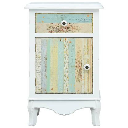 Bedside Cabinet White 40x30x62 cm
