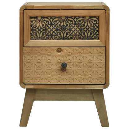 Bedside Cabinet Brown 37x30x51 cm