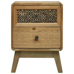 Bedside Cabinet Brown