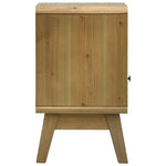 Bedside Cabinet Brown