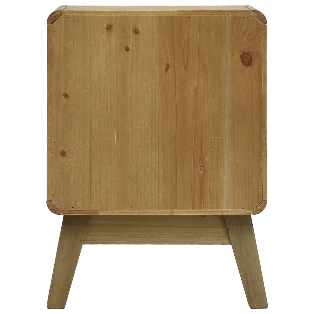 Bedside Cabinet Brown 37x30x51 cm