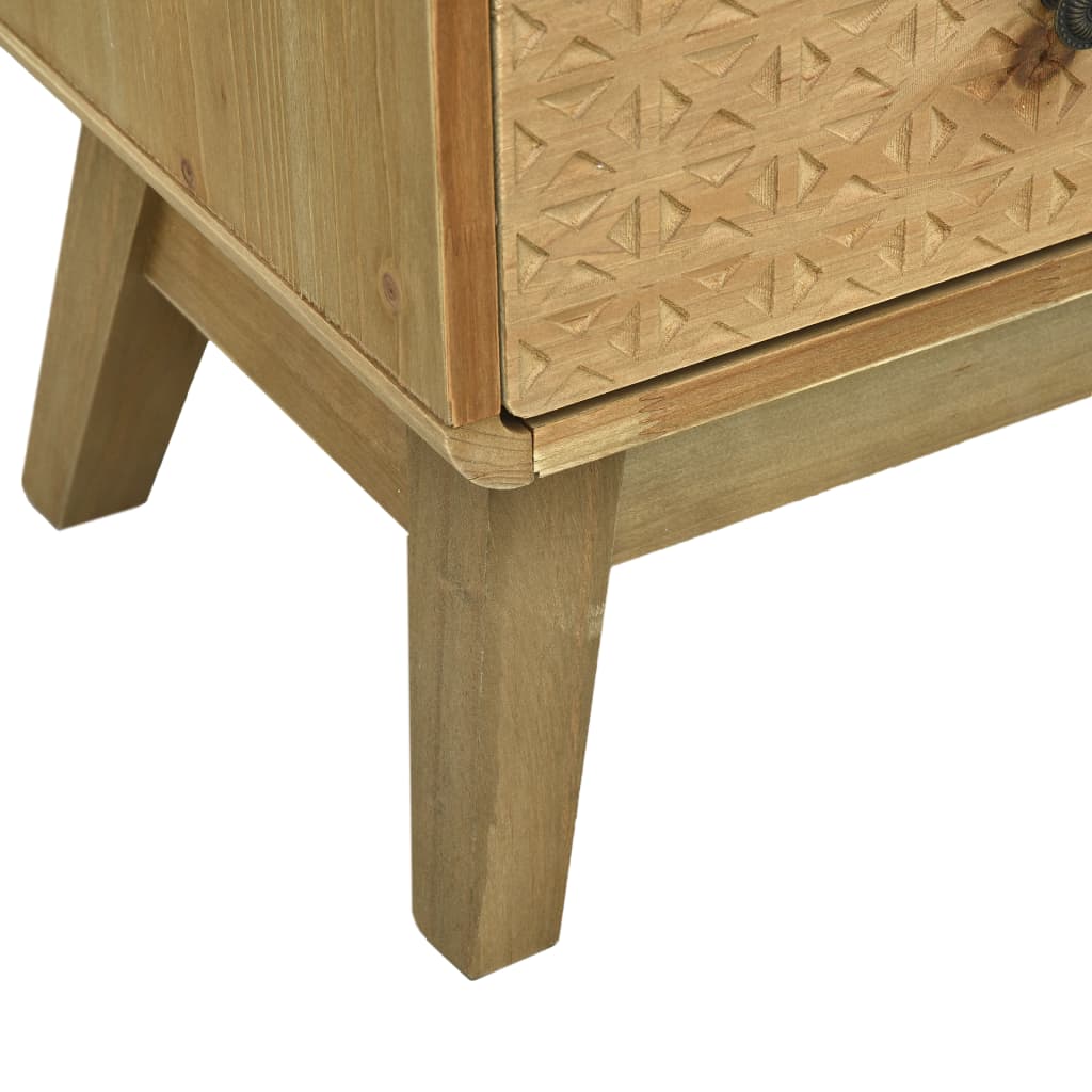 Bedside Cabinet Brown 37x30x51 cm