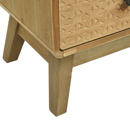 Bedside Cabinet Brown 37x30x51 cm