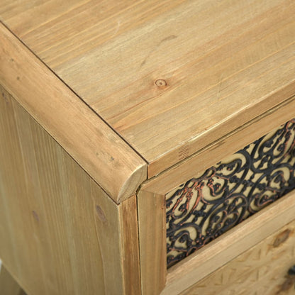Bedside Cabinet Brown 37x30x51 cm