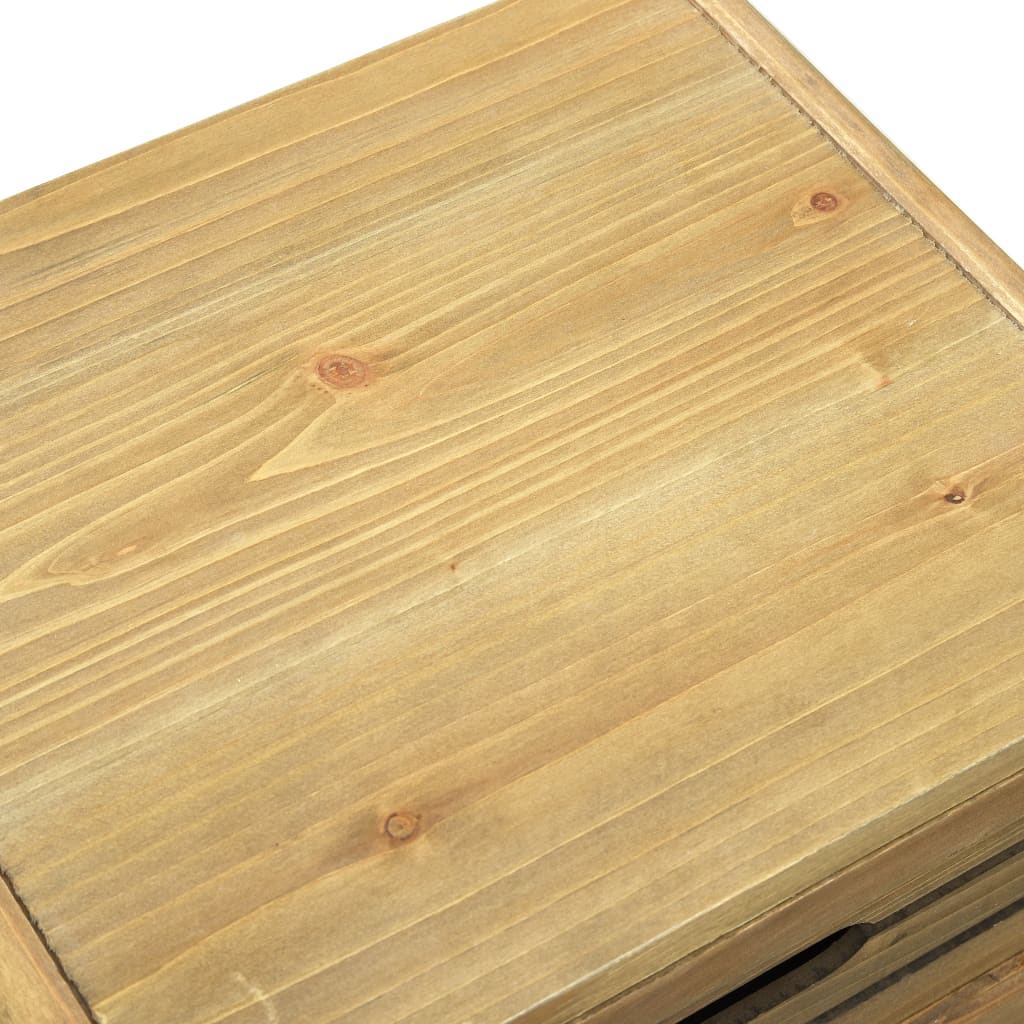 Sideboard with 5 Drawers Brown
