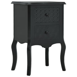 Bedside Cabinet Black