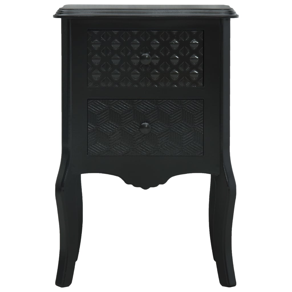 Bedside Cabinet Black