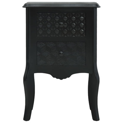 Bedside Cabinet Black