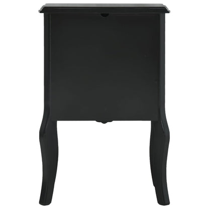 Bedside Cabinet Black