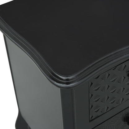 Bedside Cabinet Black