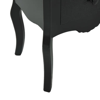 Bedside Cabinet Black