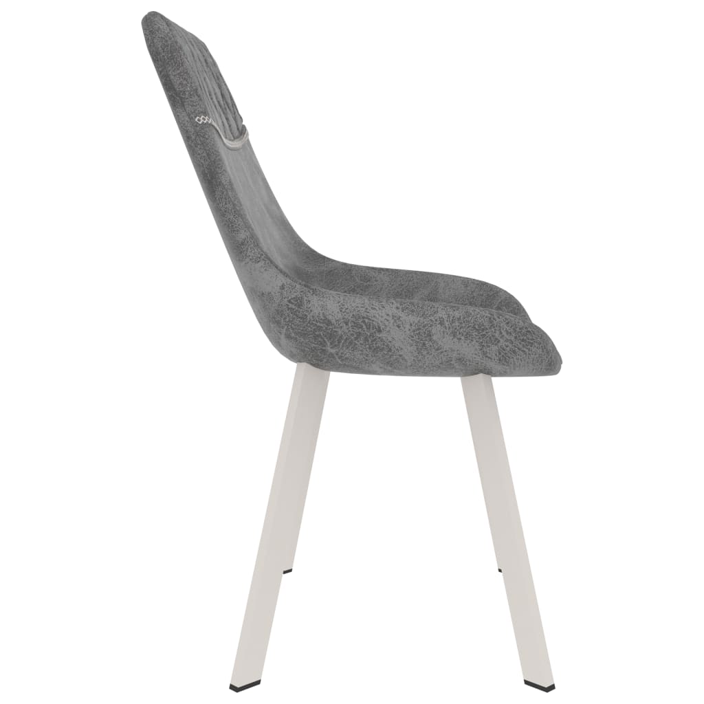 Dining Chairs 2 pcs Black Faux Leather
