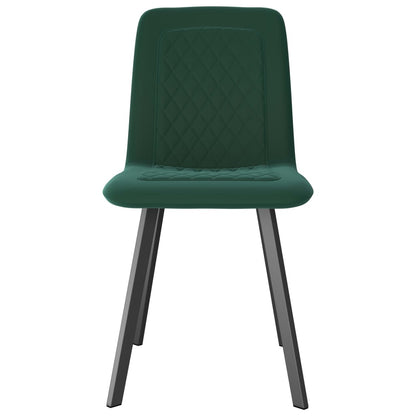 Dining Chairs 2 pcs Green Velvet